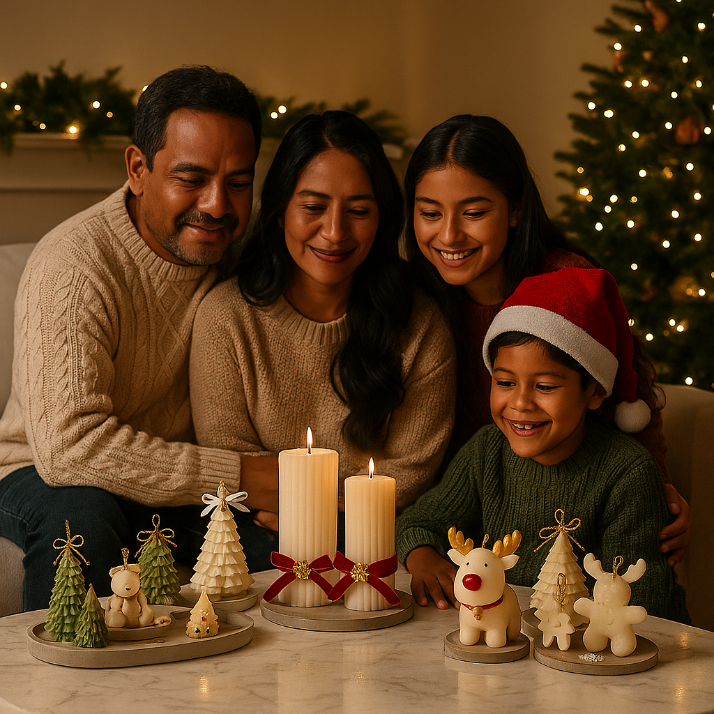 Velas Artesanales para Iluminar tu Navidad